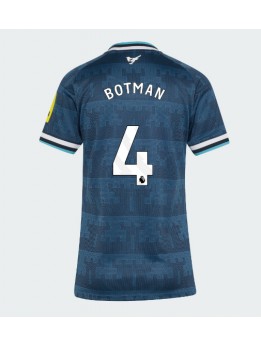 Newcastle United Sven Botman #4 Replika Borta Kläder Dam 2026-27 Kortärmad